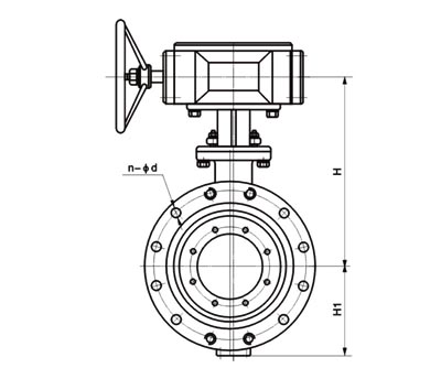 多层次硬密封蝶阀-宏大阀门